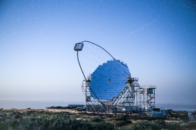 La Palma, Îles Canaries, Espagne - Entre janvier et février 2020, le prototype de télescope de grande taille (LST), le LST-1 récemment mis en service sur le site CTA-Nord sur l'île de La Palma dans les îles Canaries, a observé le pulsar du Crabe au centre de la nébuleuse du même nom.