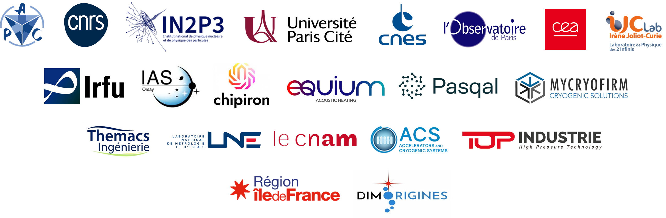 Logos partenaires CryoMat