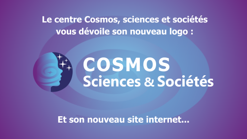 Présentation du nouveau logo (profil humain stylisé bleu-violet avec étoiles blanches) et annonce du nouveau site internet.