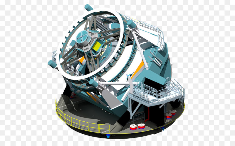 View of the Vera C. Rubin telescope