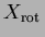 $X_{{\mathrm{rot\,}}}$
