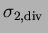 $\sigma_{2,{\mathrm{div\,}}}$