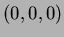 $\left(0,0,0\right)$