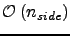${\cal O}\left(n_{side}\right)$