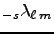$\displaystyle _{-s}\lambda_{\ell\;m}$