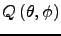 $\displaystyle Q\left(\theta, \phi\right)$