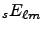 $\displaystyle _sE_{\ell m}$